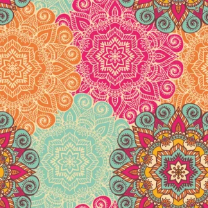 V Dance Floor | Multi-Mandala Boho Mix